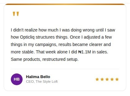 Ad training testimonial